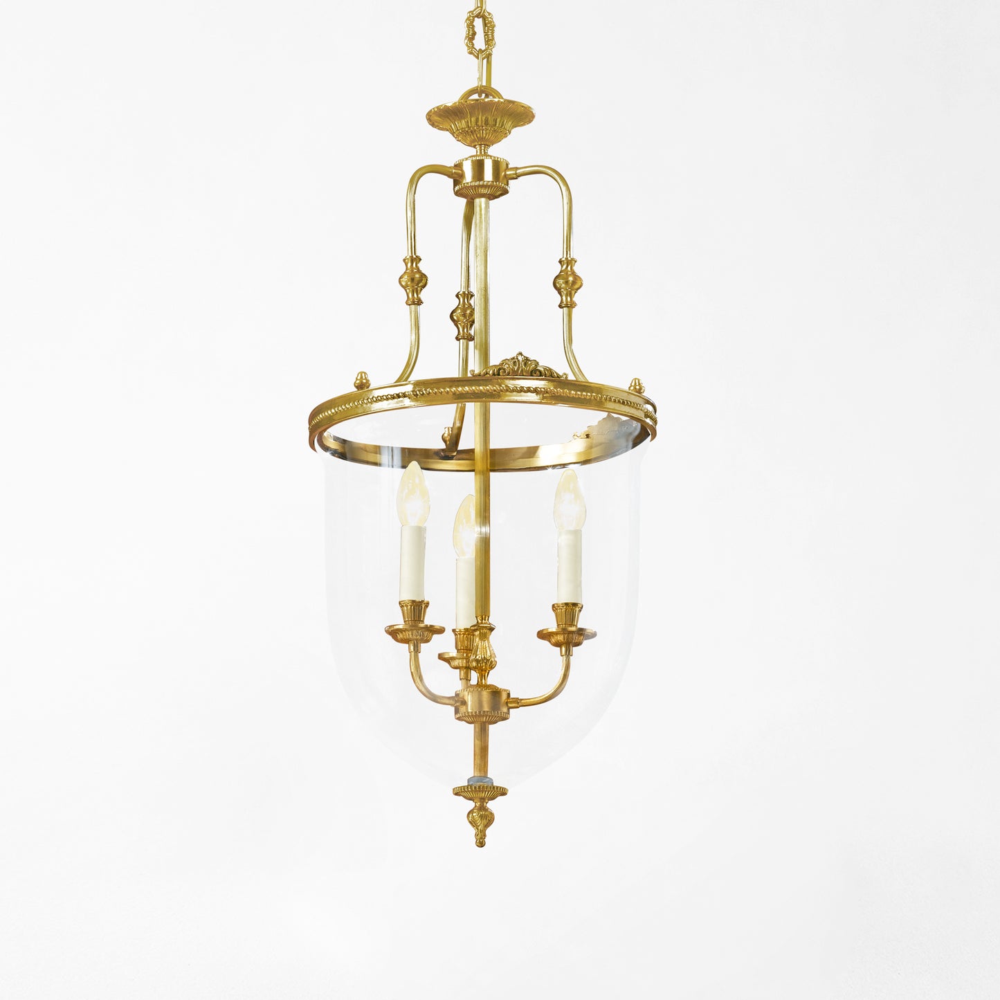 Italian brass lantern.