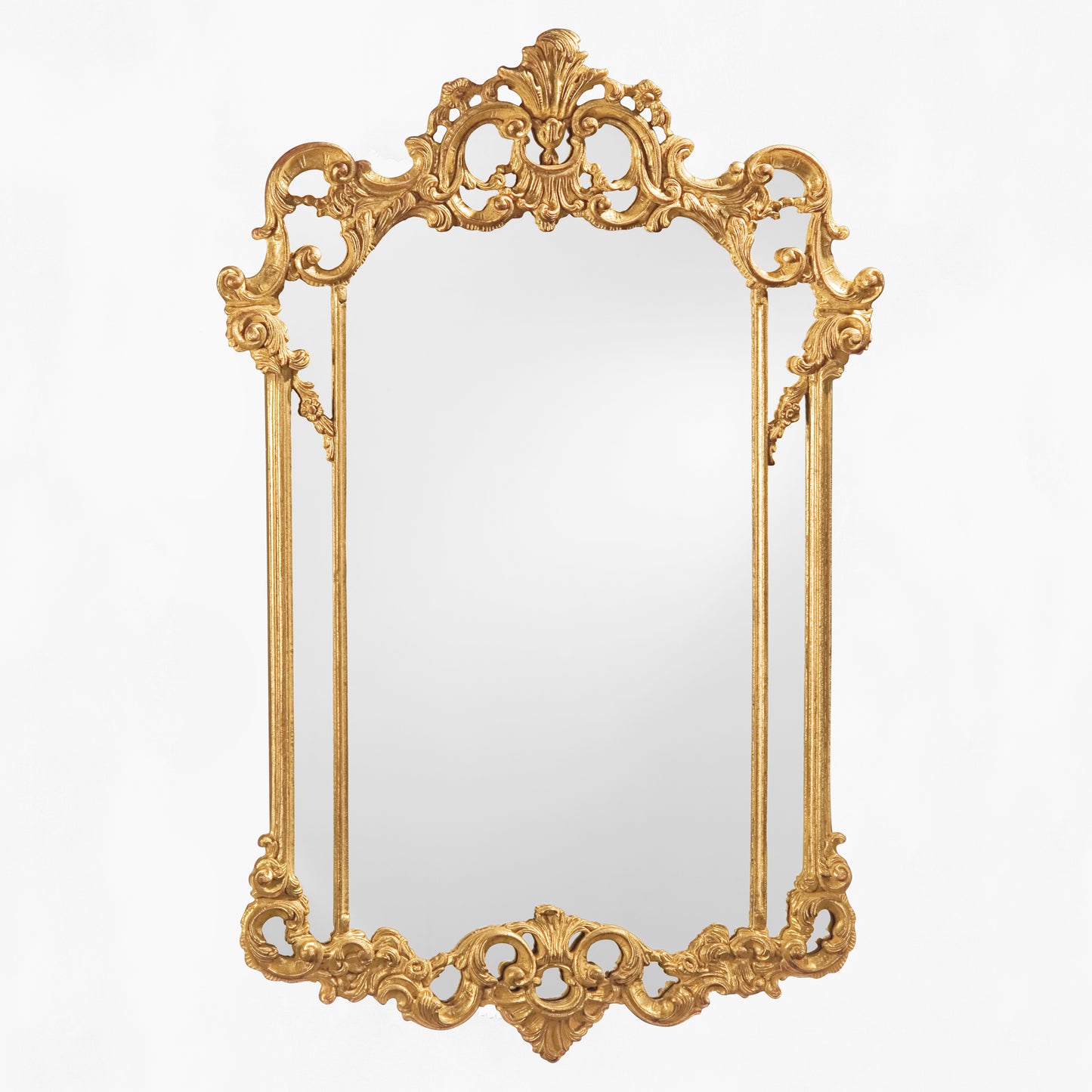 Ornate gold Italian mirror.