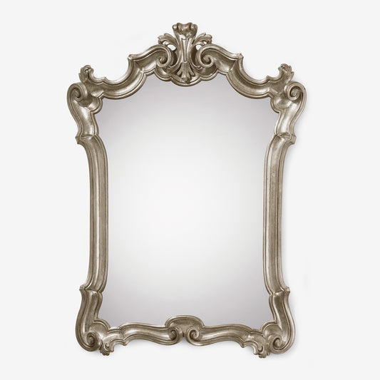 Silver Italian mirror.