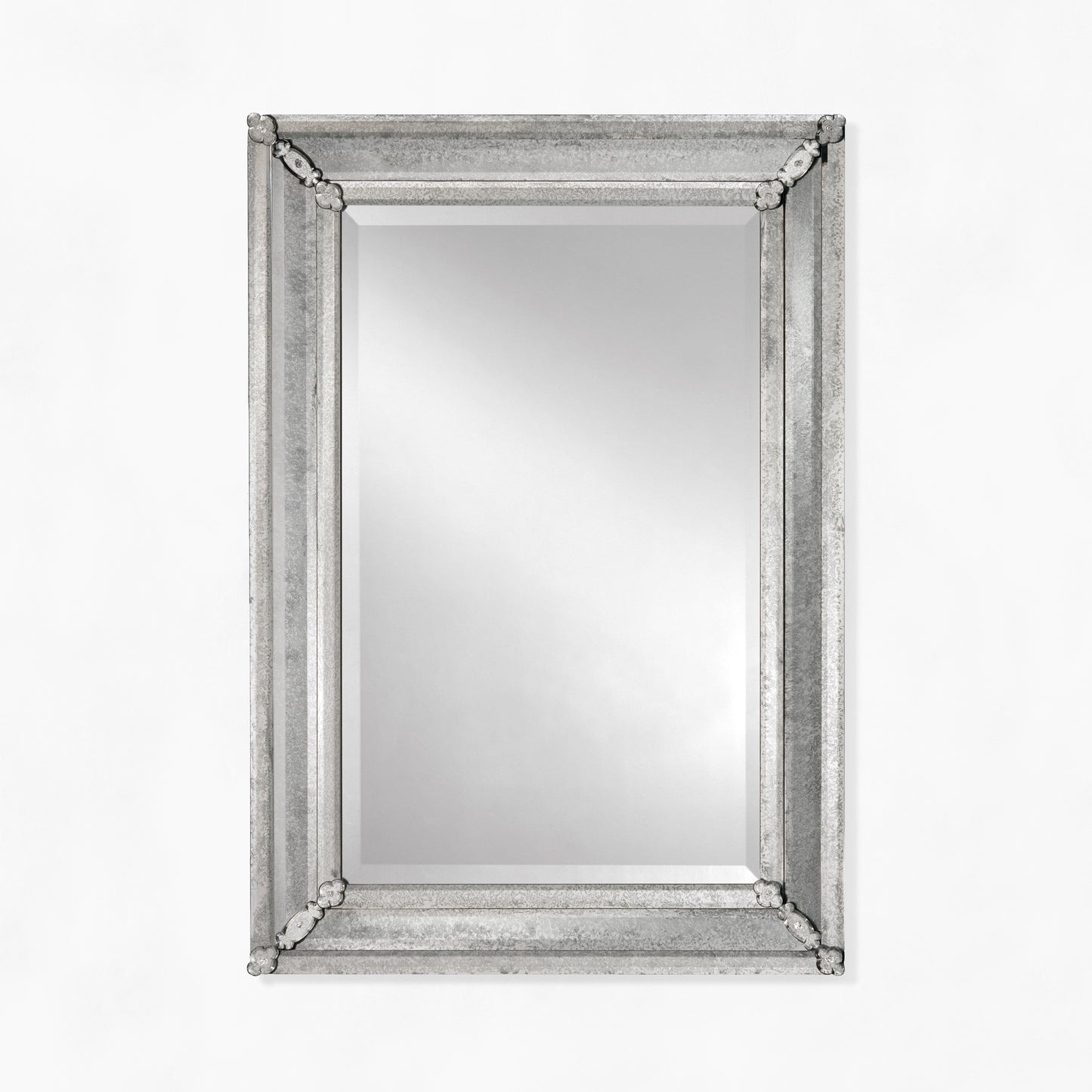 Antique Venetian glass mirror.