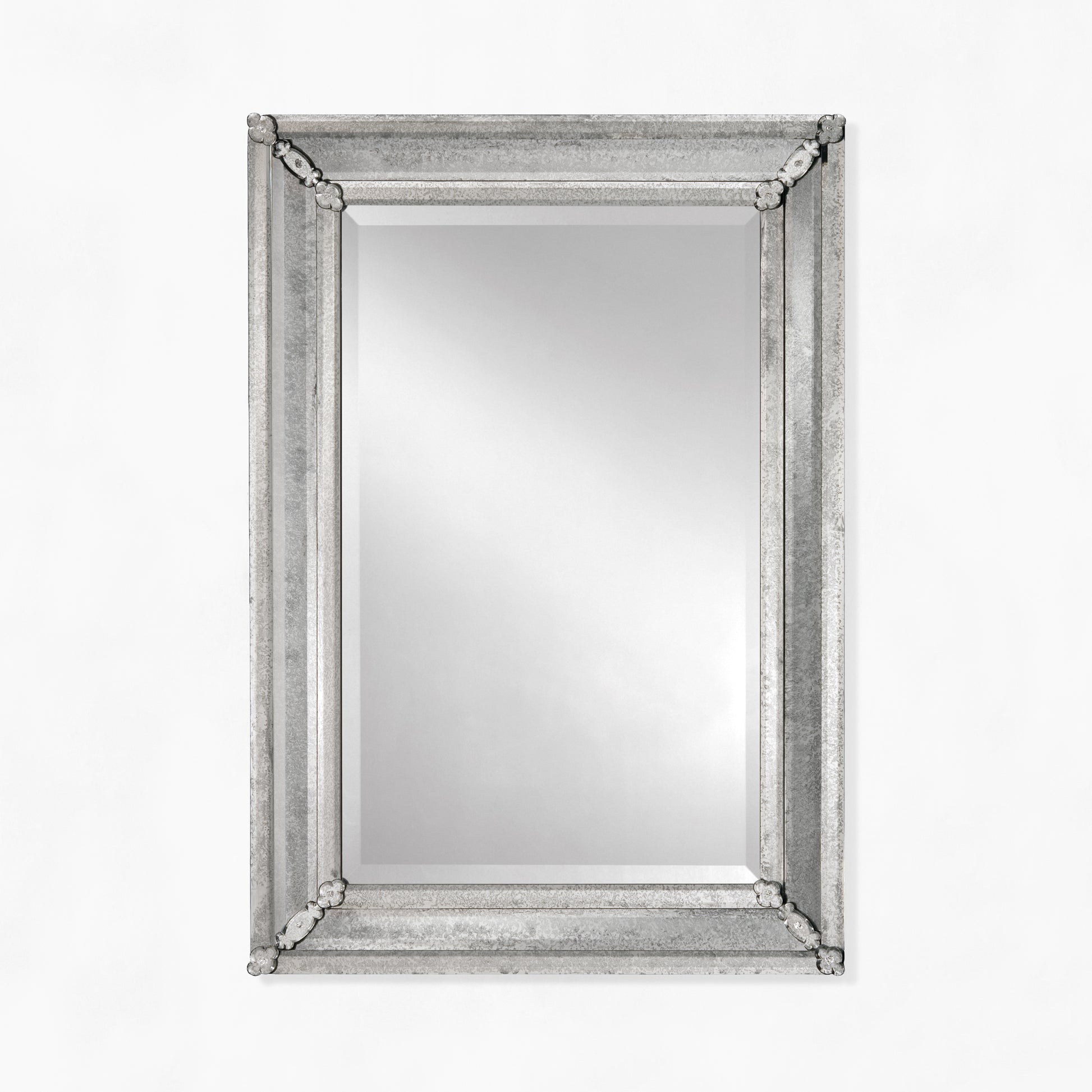 Antique Venetian glass mirror.