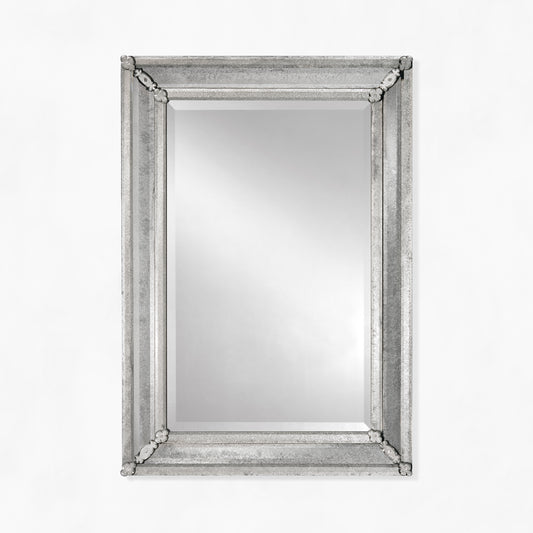 Antique Venetian glass mirror.