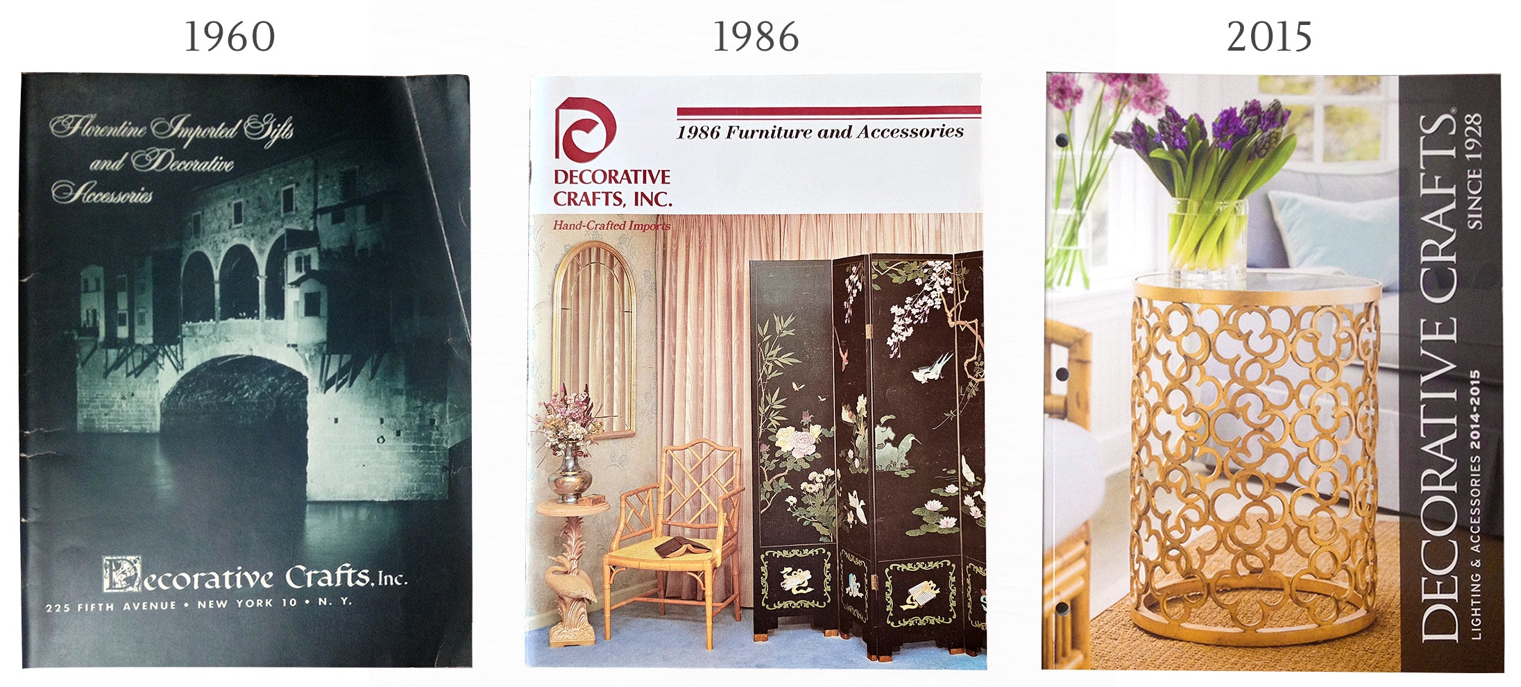 3 vintage DC catalogs for furniture, lighting, and decor.