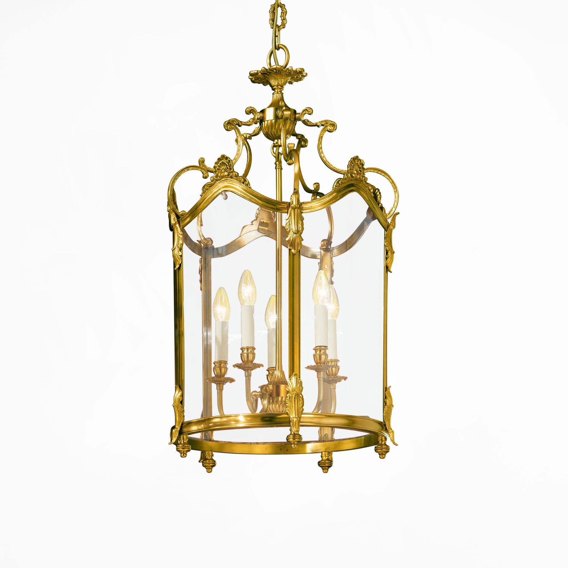 Traditional Italian brass lantern.