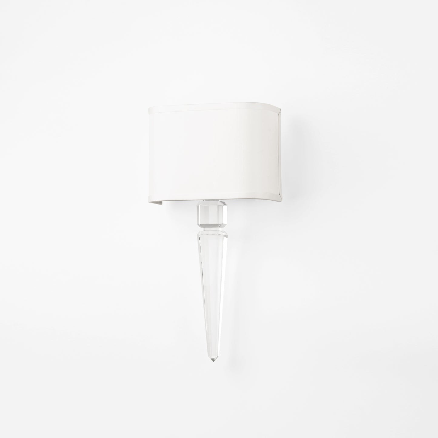 Crystal sconce.