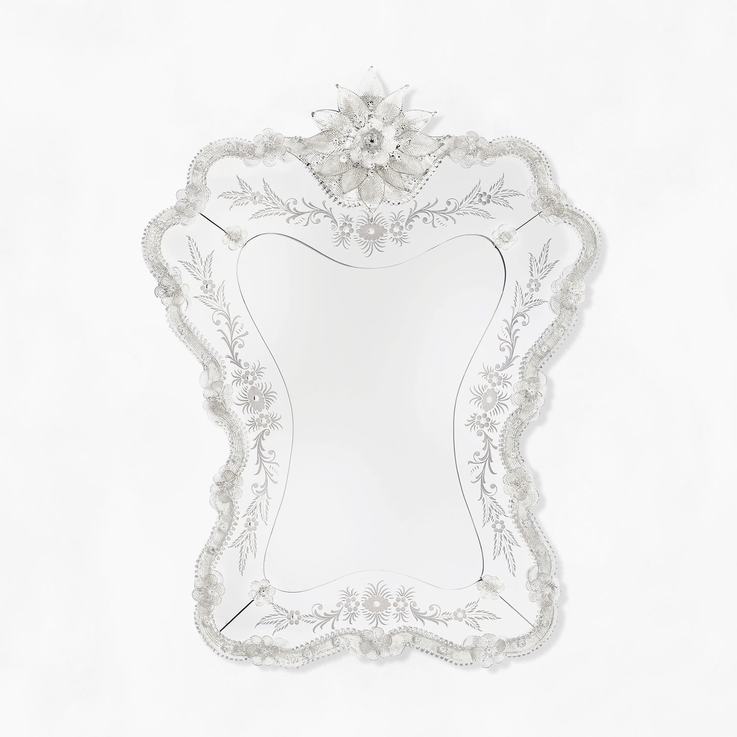 Antique Murano glass mirror.