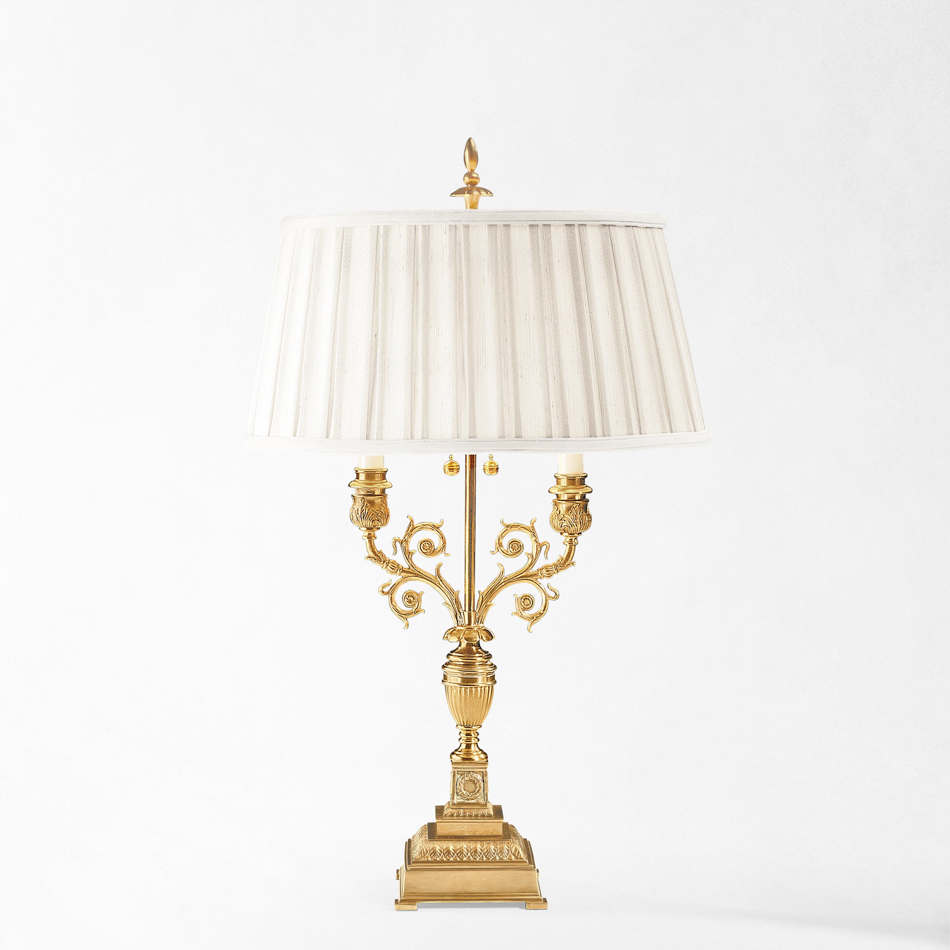 Traditional antique brass lamp.