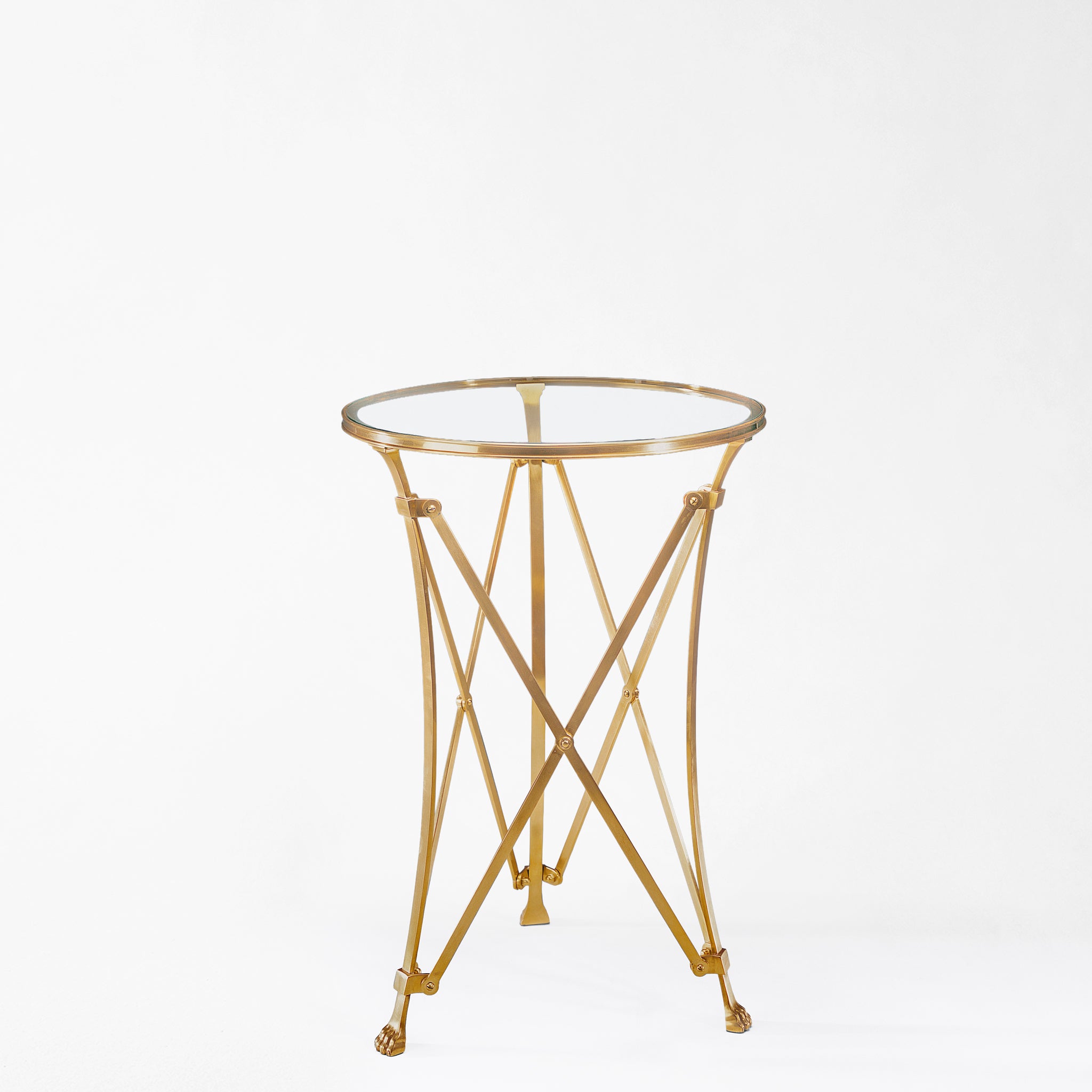 GABRIEL brass guéridon table – DC