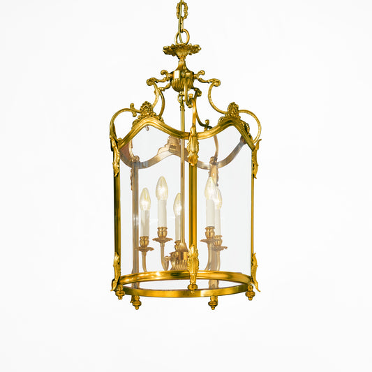 Antique brass Italian lantern.