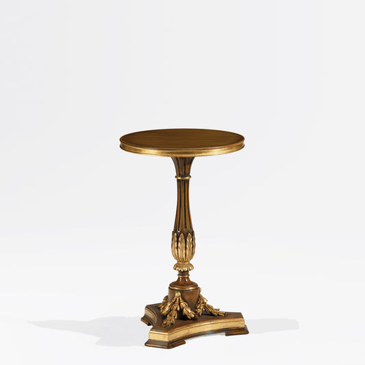 A brown Italian table.