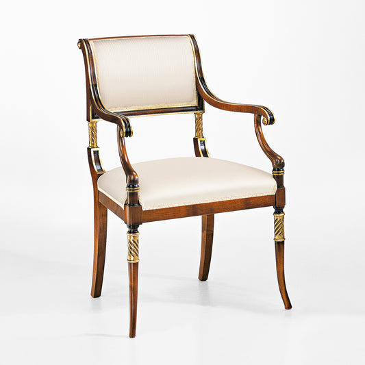 LUCIA wood armchair