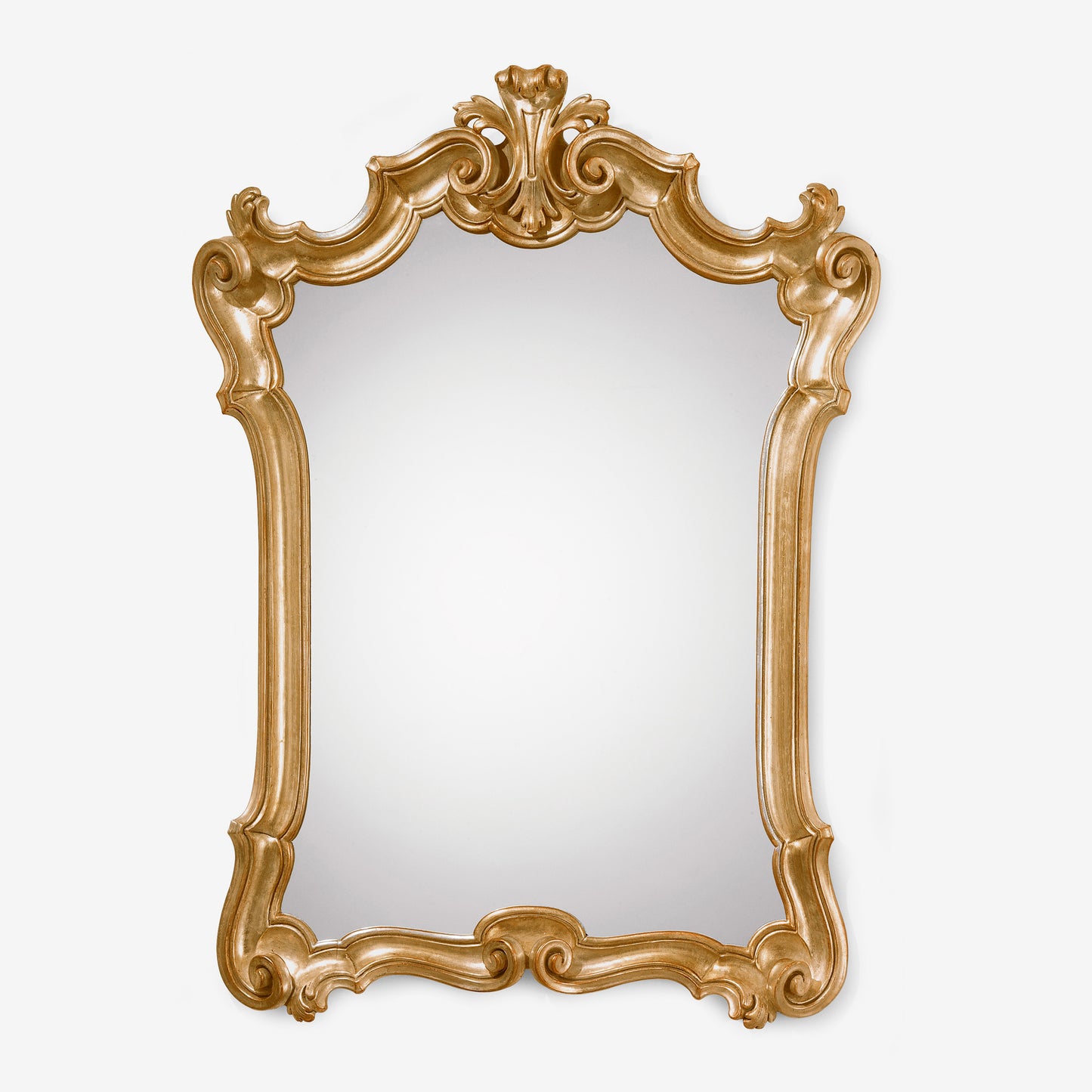 Gold Italian wood mirror.