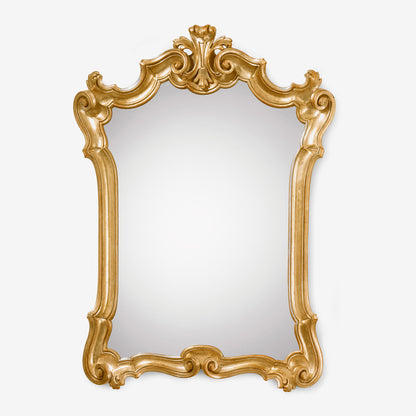 Traditional gold mirror.