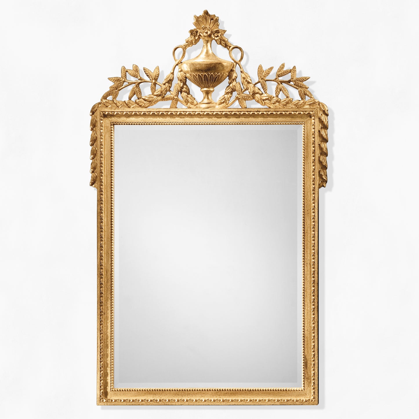 Traditional carved gold Italian mirror.