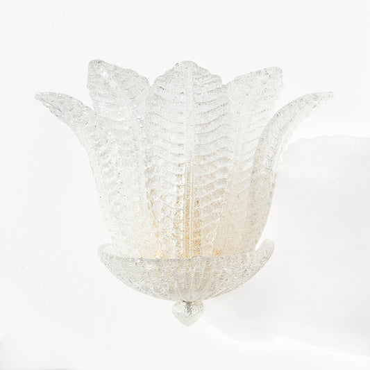 Italian glass sconce.