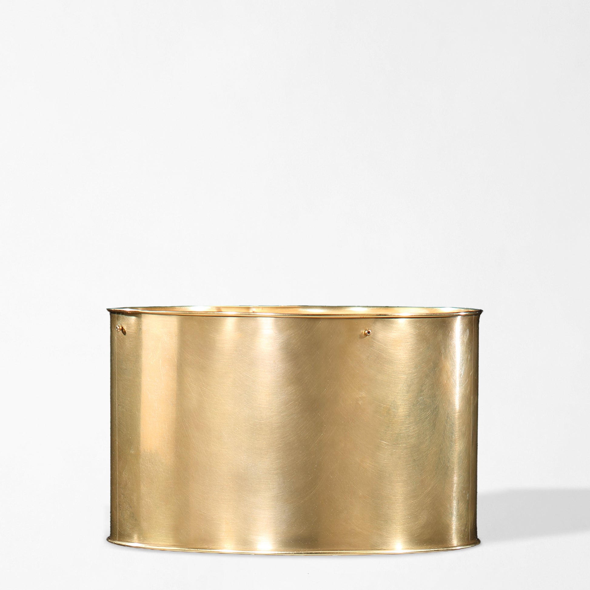 Antique brass lamp shade.