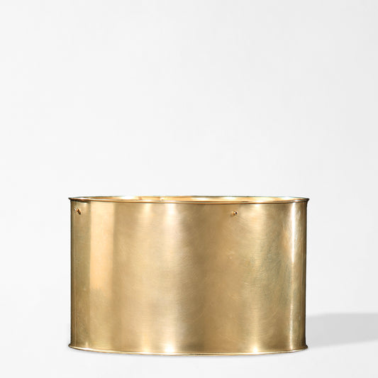 Antique brass lamp shade.