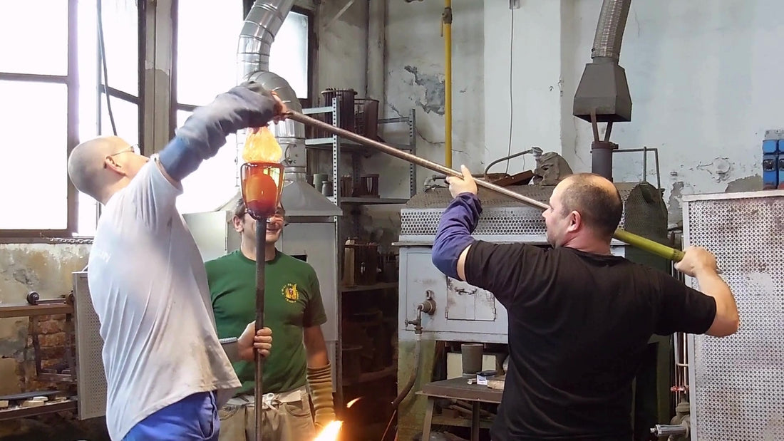 Glassblowing in Murano.