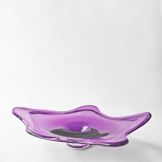 KAZU glass platter