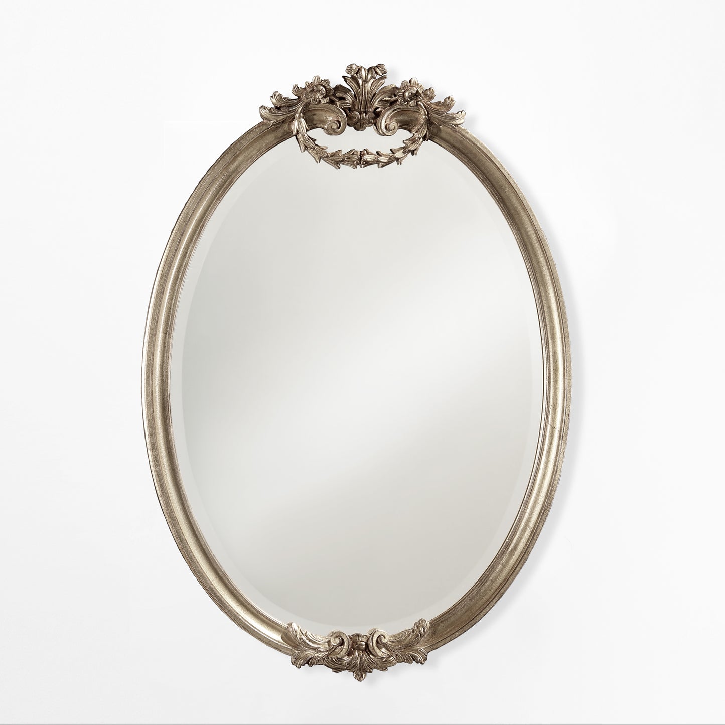 Traditional silver Italian mirror.